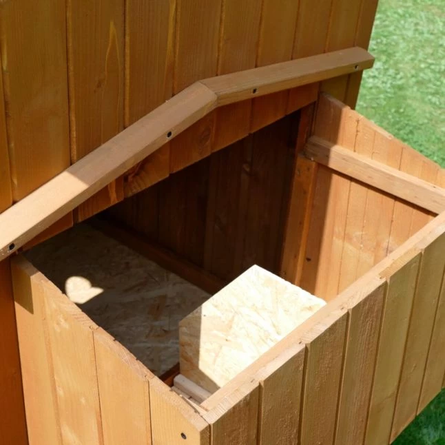 Poulailler Roulotte Toit Tôle 6 à 10 Poules Mobile 16 Poulailler Roulotte Toit Tôle 6 à 10 Poules Mobile – Image 14