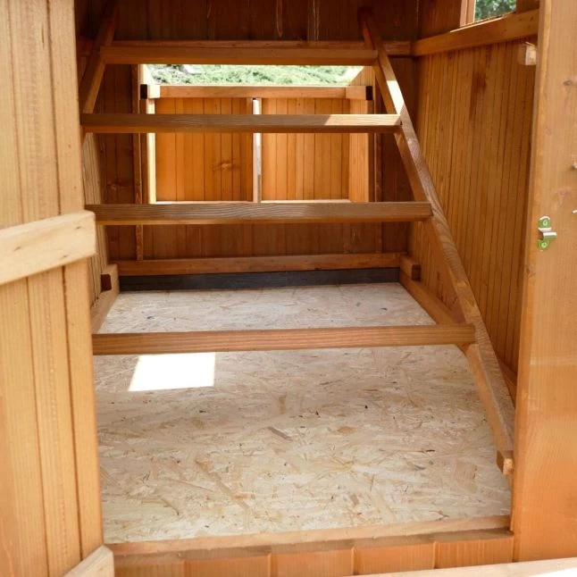 Poulailler Roulotte Toit Tôle 6 à 10 Poules Mobile 13 Poulailler Roulotte Toit Tôle 6 à 10 Poules Mobile – Image 11