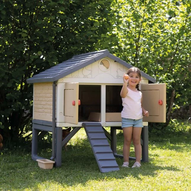 Poulailler Made In Jura Plastique 4 à 5 Poules - Smoby 8 Poulailler Made In Jura Plastique 4 à 5 Poules - Smoby – Image 6