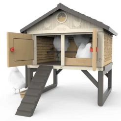Poulailler Made In Jura Plastique 4 à 5 Poules - Smoby 16 Poulailler Made In Jura Plastique 4 à 5 Poules - Smoby -Poulailler Série Magasin poulailler smoby fond blanc