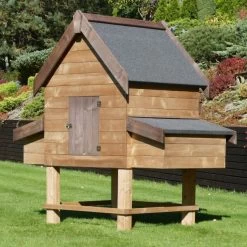 Poulailler Suisse XL Toit Shingle 8 à 10 Poules Bois Epicéa 21 Poulailler Suisse XL Toit Shingle 8 à 10 Poules Bois Epicéa -Poulailler Série Magasin poulailler suisse epicea arriere