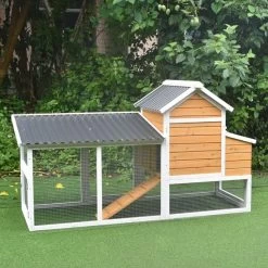 Poulailler Toit Renforcé S Toit Plastique 4 à 6 Poules 17 Poulailler Toit Renforcé S Toit Plastique 4 à 6 Poules -Poulailler Série Magasin poulailler toit renforce s 4 a 6 poules arriere