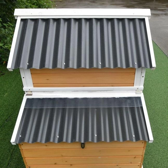 Poulailler Toit Renforcé S Toit Plastique 4 à 6 Poules 7 Poulailler Toit Renforcé S Toit Plastique 4 à 6 Poules – Image 5