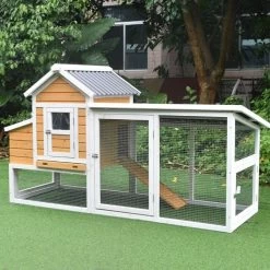 Poulailler Toit Renforcé S Toit Plastique 4 à 6 Poules