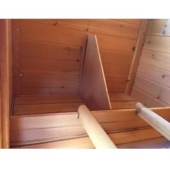 Poulailler Farmer L Toit En Tôle Ouvrant 4 à 6 Poules Bois FSC -Poulailler Série Magasin poulailler farmer int rieur du pondoir