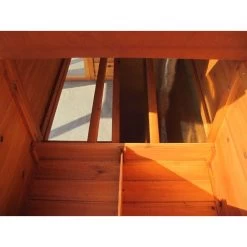 Poulailler Gaulois II Toit Shingle 6 à 10 Poules Avec Extension Parc Grillagé 22 Poulailler Gaulois II Toit Shingle 6 à 10 Poules Avec Extension Parc Grillagé -Poulailler Série Magasin poulailler gaulois ii interieur pondoir