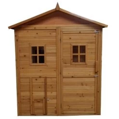 Poulailler Gournay Toit Shingle 10 à 12 Poules 17 Poulailler Gournay Toit Shingle 10 à 12 Poules -Poulailler Série Magasin poulailler gournay 10 a 12 poules toit shingle vue face 1