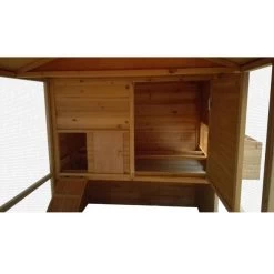 Poulailler Gournay Toit Shingle 10 à 12 Poules 21 Poulailler Gournay Toit Shingle 10 à 12 Poules -Poulailler Série Magasin poulailler gournay 10 a 12 poules toit shingle vue partie nuit