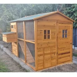 Poulailler Gournay Toit Shingle 10 à 12 Poules 24 Poulailler Gournay Toit Shingle 10 à 12 Poules -Poulailler Série Magasin poulailler gournay 10 a 12 poules vue face