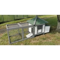 Liquidation - Poulailler Nankin Toit Shingle 2 à 4 Poules Bois FSC -Poulailler Série Magasin poulailler nankin de face