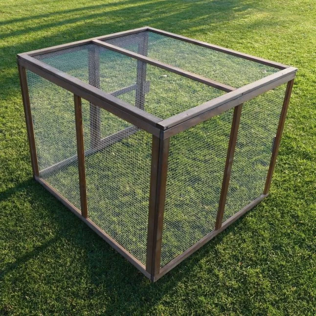 Parc Grillagé Pour Poulailler Plymouth Bois FSC 4 Parc Grillagé Pour Poulailler Plymouth Bois FSC – Image 2