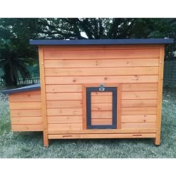 Poulailler Sussex XL Toit Shingle Noir Ouvrant 6 à 10 Poules Bois FSC 24 Poulailler Sussex XL Toit Shingle Noir Ouvrant 6 à 10 Poules Bois FSC -Poulailler Série Magasin poulailler sussex face avant ferme