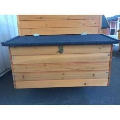 Poulailler Sussex XL Toit Shingle Noir Ouvrant 6 à 10 Poules Bois FSC 35 Poulailler Sussex XL Toit Shingle Noir Ouvrant 6 à 10 Poules Bois FSC -Poulailler Série Magasin poulailler sussex vue pondoir