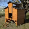 Poulailler Farmer L Toit Tôle Ouvrant 4 à 6 Poules Bois FSC Avec Rehausse -Poulailler Série Magasin poulialler farmer avec rehausse