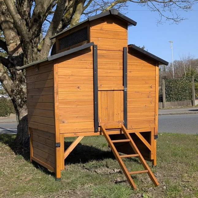 Poulailler Farmer XL Toit Tôle Ouvrant 6 à 10 Poules Bois FSC Avec Rehausse 5 Poulailler Farmer XL Toit Tôle Ouvrant 6 à 10 Poules Bois FSC Avec Rehausse – Image 3