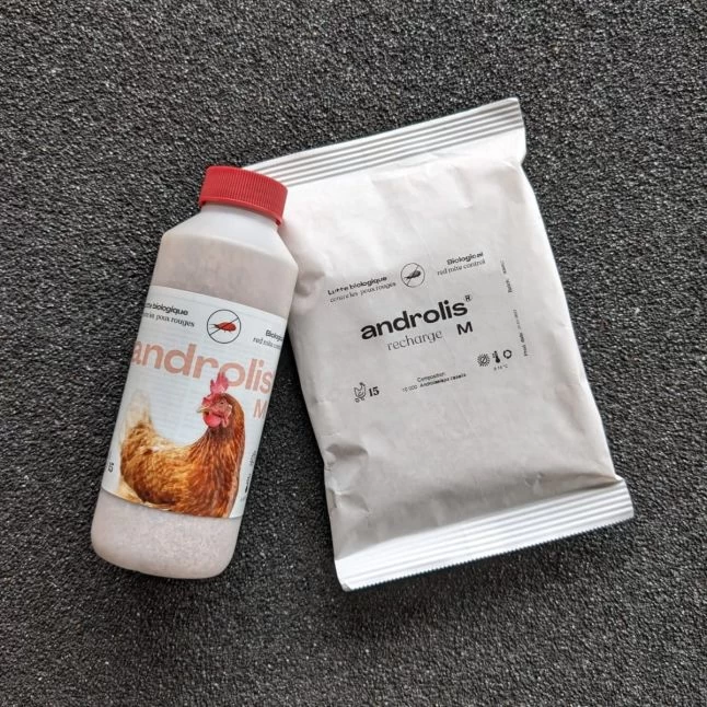 Anti Poux Rouges Biologique Pour Poule Et Oiseaux Androlis Recharge M - Bestico 4 Anti Poux Rouges Biologique Pour Poule Et Oiseaux Androlis Recharge M - Bestico – Image 2