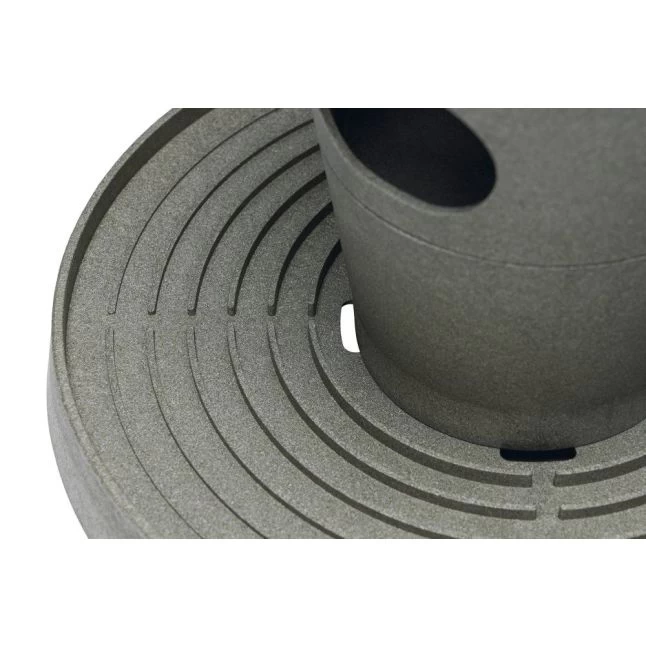 Mangeoire Tour Pour Poule Feed Tower Grise En Plastique Recyclé - Beeztees 6 Mangeoire Tour Pour Poule Feed Tower Grise En Plastique Recyclé - Beeztees – Image 4