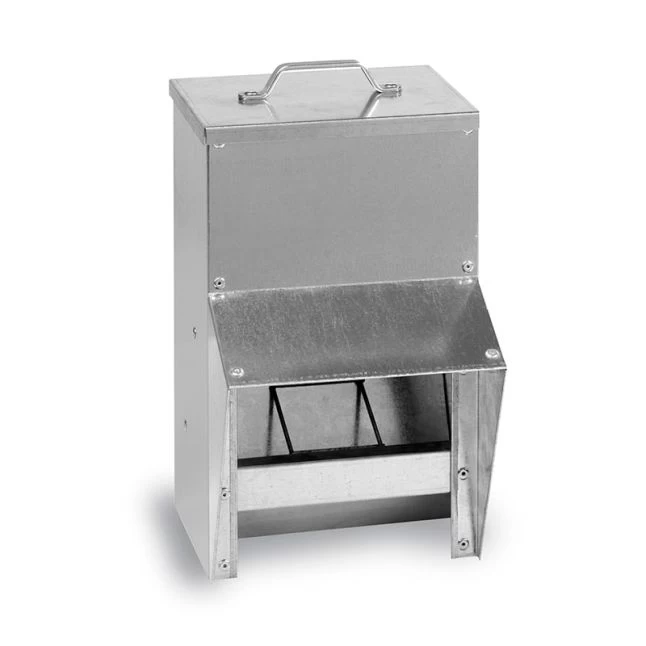 Mangeoire à Trémie Poule En Métal Avec Protection Anti-pluie Bordeaux 10L - Gaun 3 Mangeoire à Trémie Poule En Métal Avec Protection Anti-pluie Bordeaux 10L - Gaun