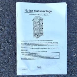 Volière Pour Oiseaux En Bois Double Toit Shingle 33 Volière Pour Oiseaux En Bois Double Toit Shingle -Poulailler Série Magasin voliere oiseaux double notice min