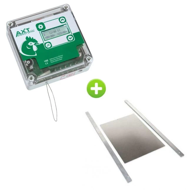 Portier électronique Poulailler AXT VSE Et Trappe En Aluminium Taille Large 3 Portier électronique Poulailler AXT VSE Et Trappe En Aluminium Taille Large